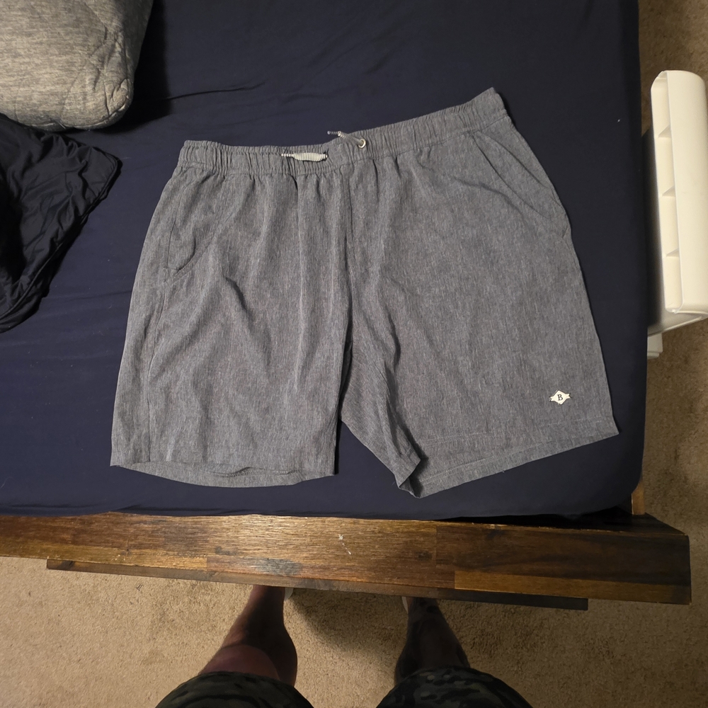 BURLEBO Heathered Gray Athletic Shorts